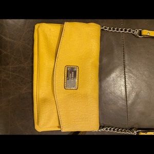 Nine West yellow cross body